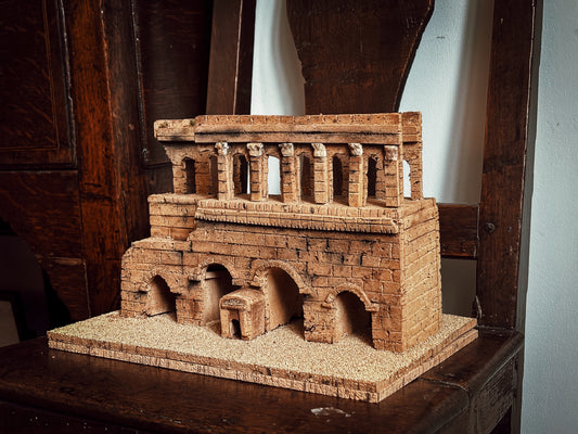 A Cork Model of the Porte Saint-André, Autun
