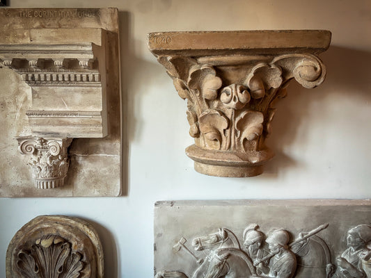 19th Century Large Brucciani Architectural Study Cast of a Corinthian Capital