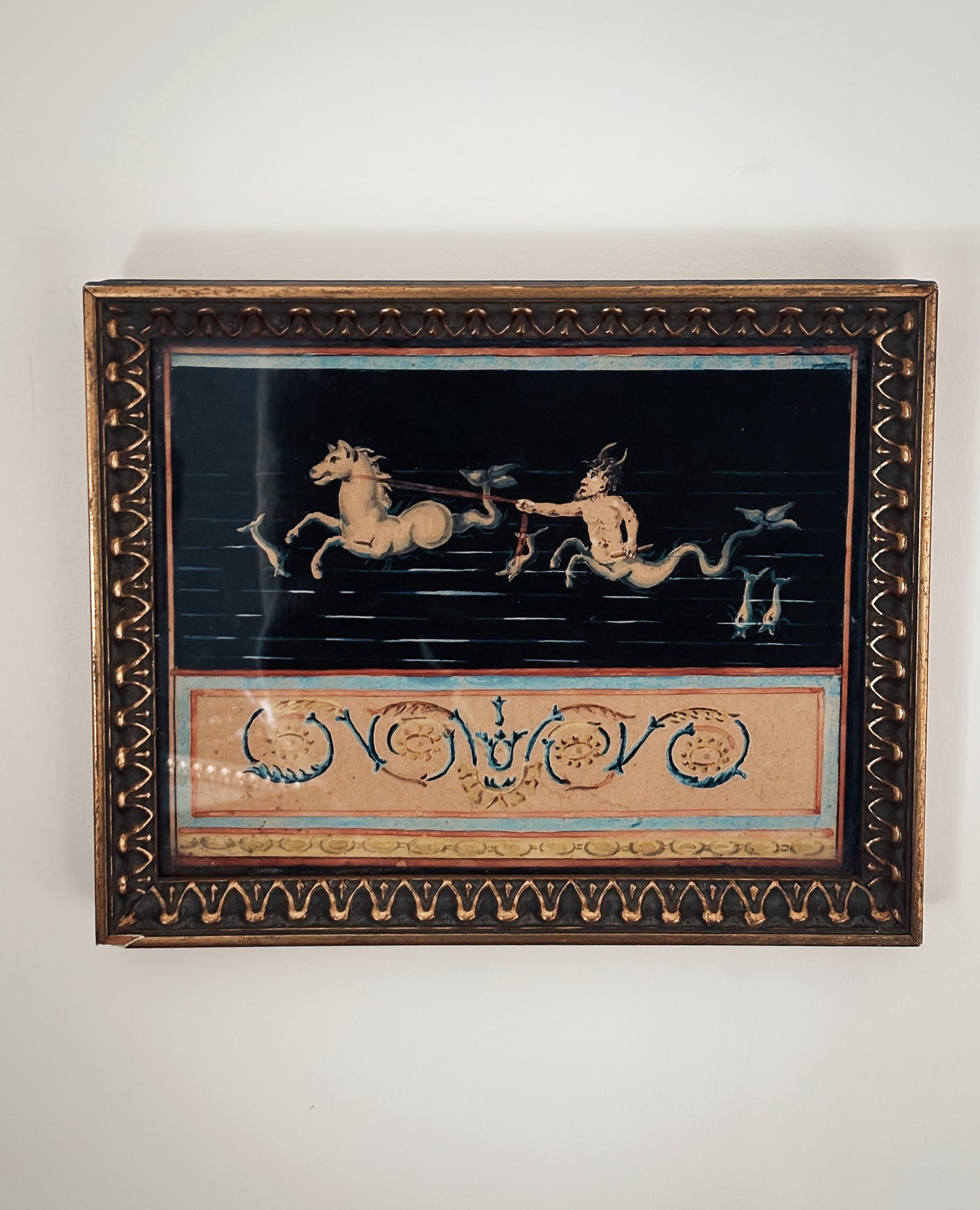 A Suite of Four Neo-Pompeian Watercolours (Italian, mid-19th c.)