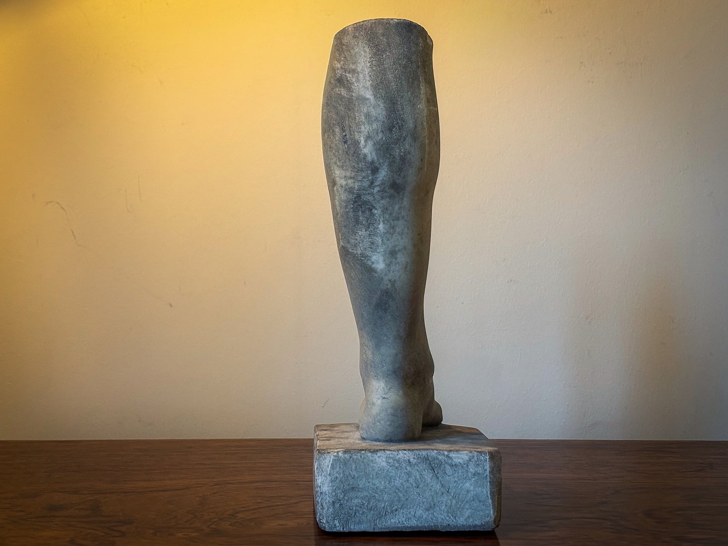 Grand Tour Italian Marble Fragment of a Lower leg and foot