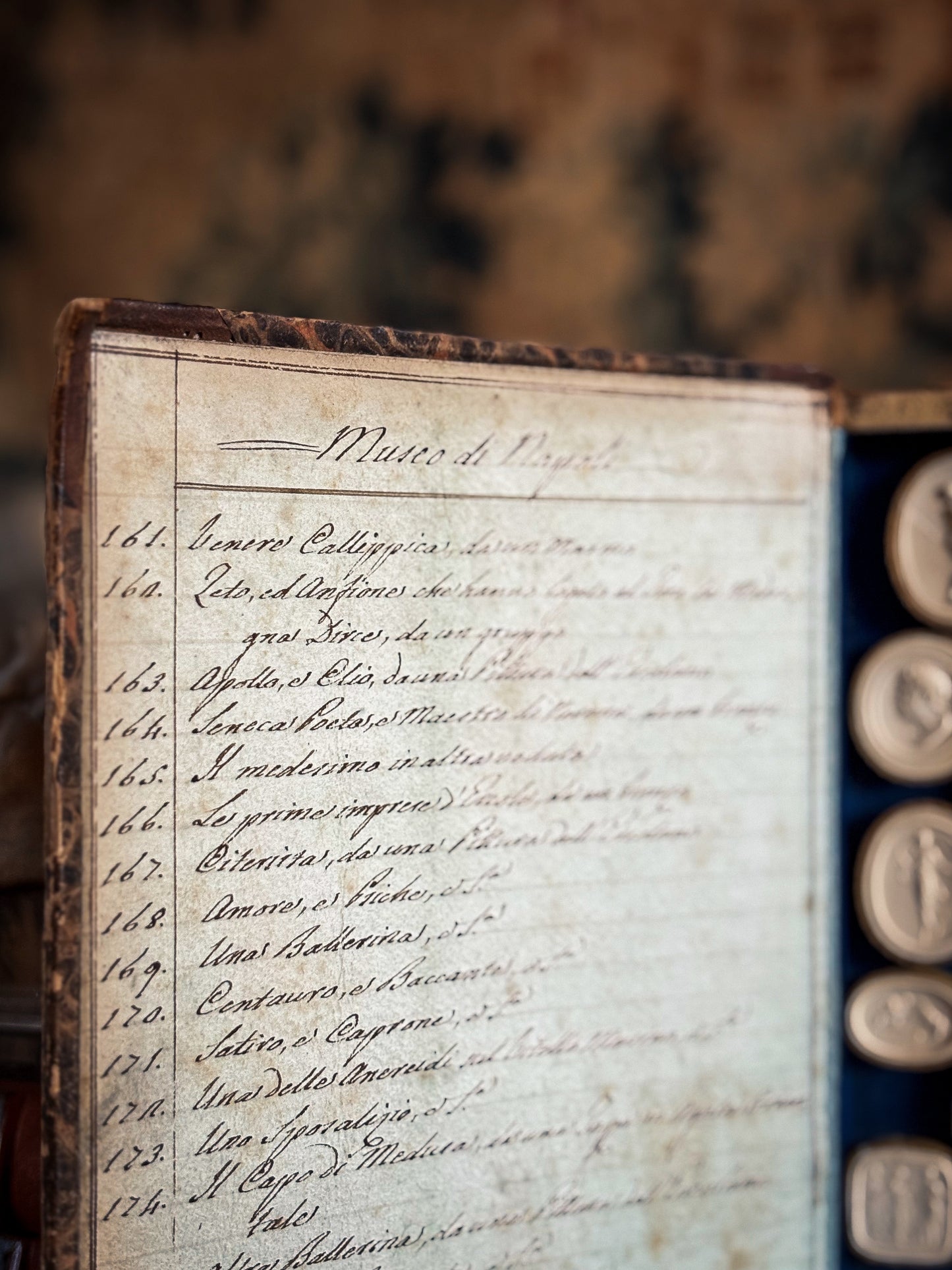 Grand Tour Book Intaglio Cameo of Classical Subjects Pietro Paoletti (1801–1847)