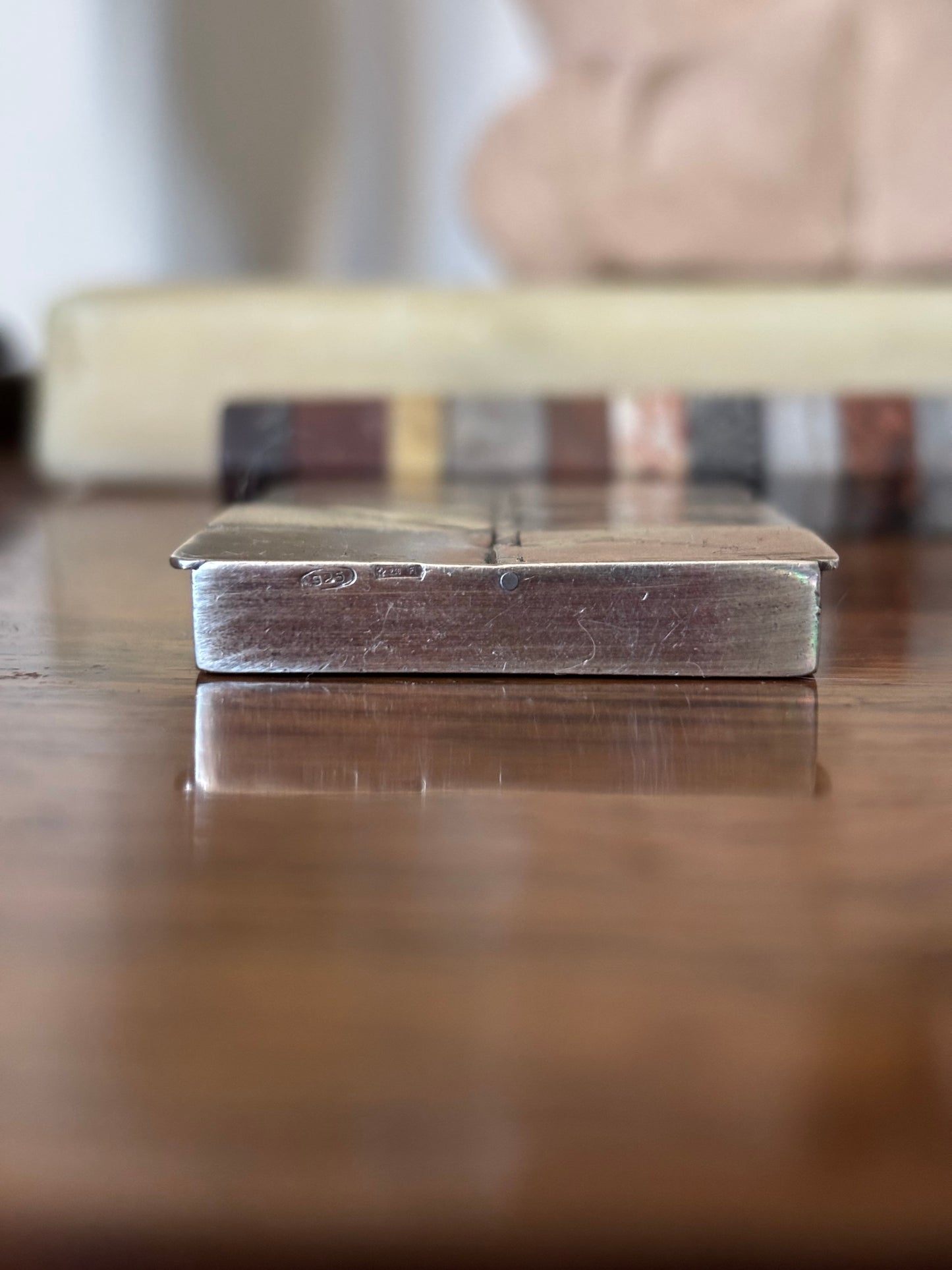 Italian Sterling Silver Seven-Day Pill Box, Florence, post-1934