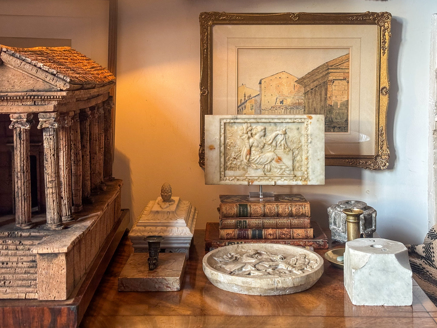 Regency Carrara Marble Chimneypiece Tablet