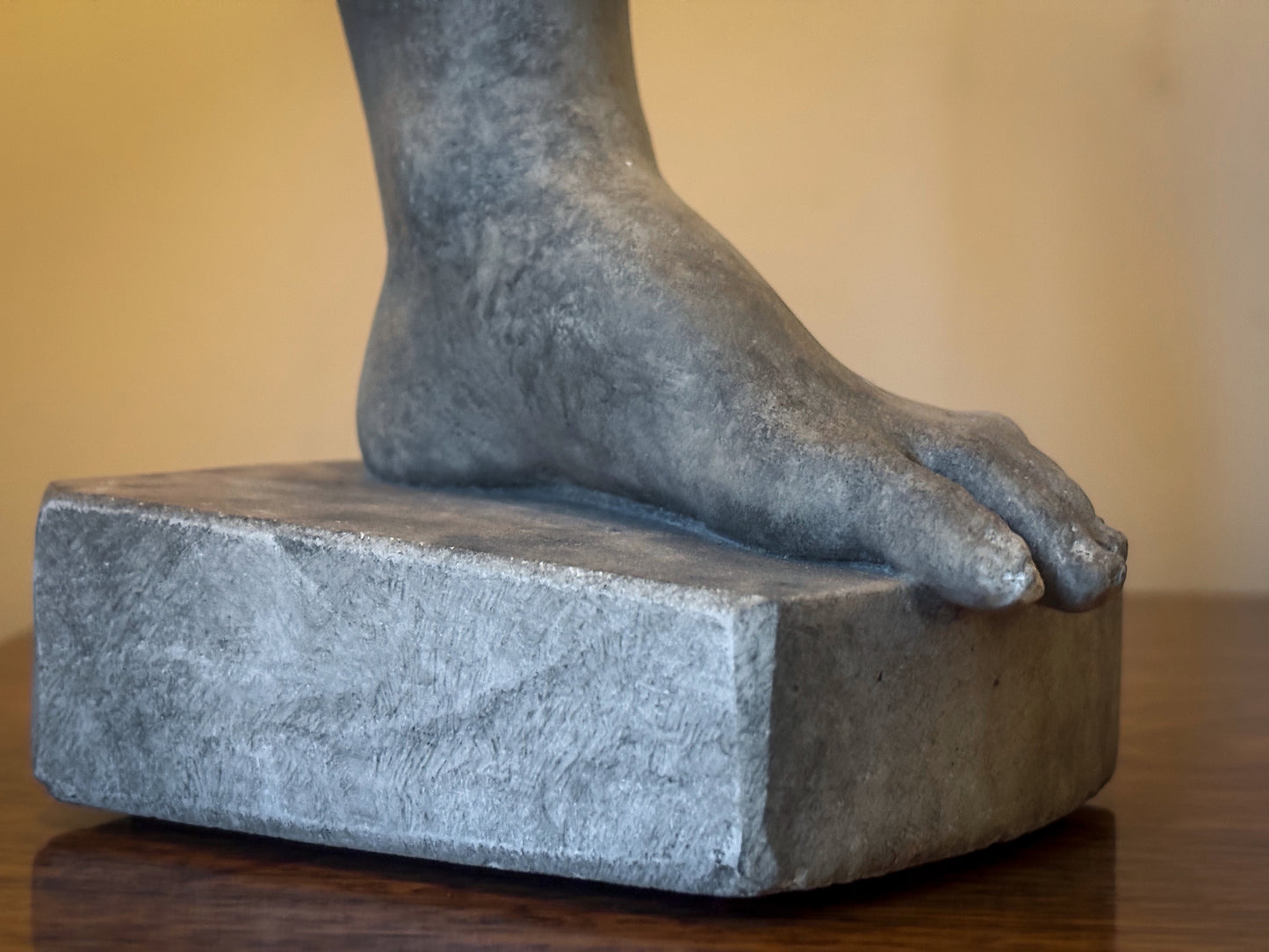 Grand Tour Italian Marble Fragment of a Lower leg and foot