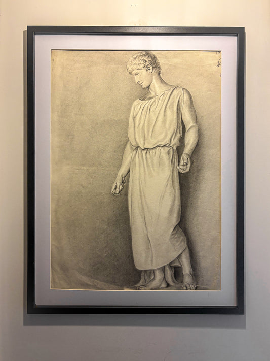 Cast drawing after the Capitoline Antinous