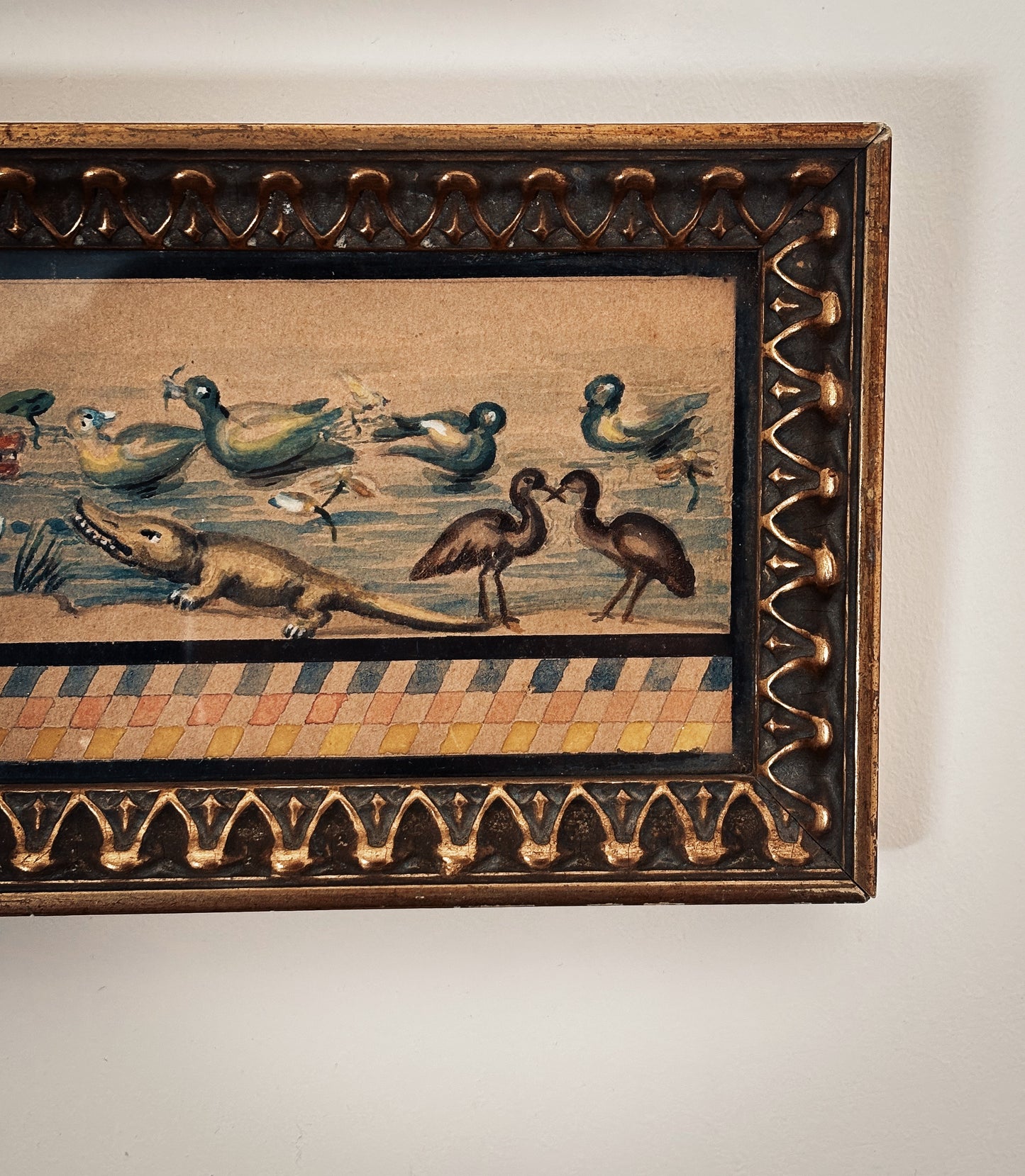 A Suite of Four Neo-Pompeian Watercolours (Italian, mid-19th c.)