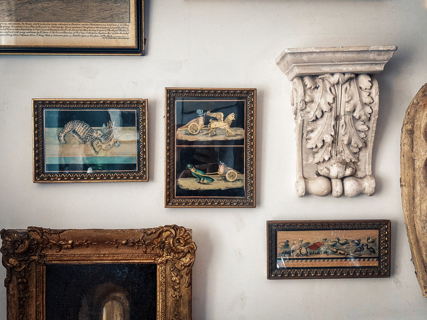 A Suite of Four Neo-Pompeian Watercolours (Italian, mid-19th c.)