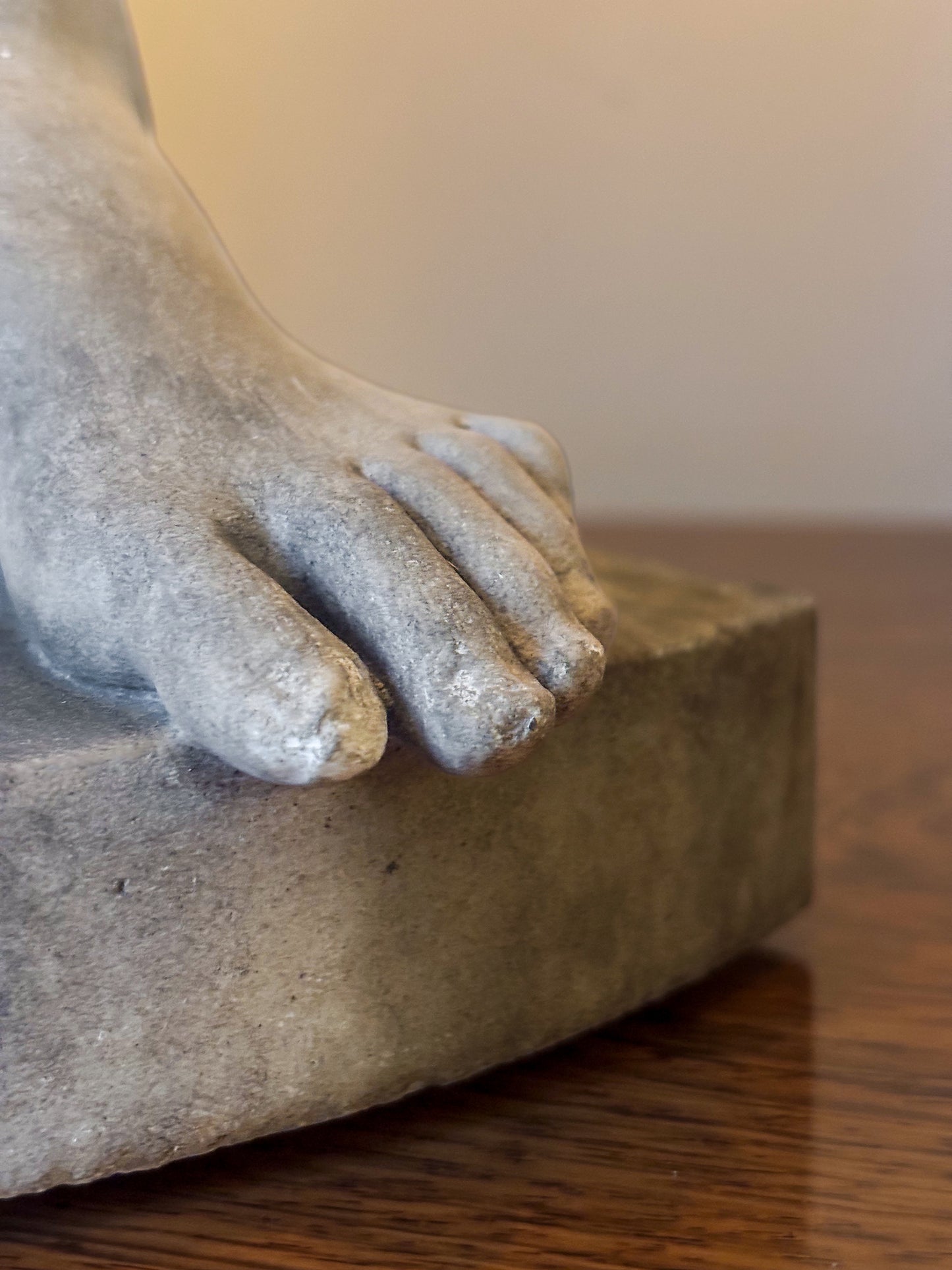 Grand Tour Italian Marble Fragment of a Lower leg and foot