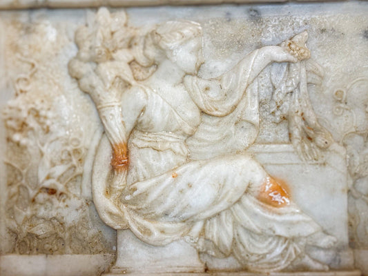 Regency Carrara Marble Chimneypiece Tablet