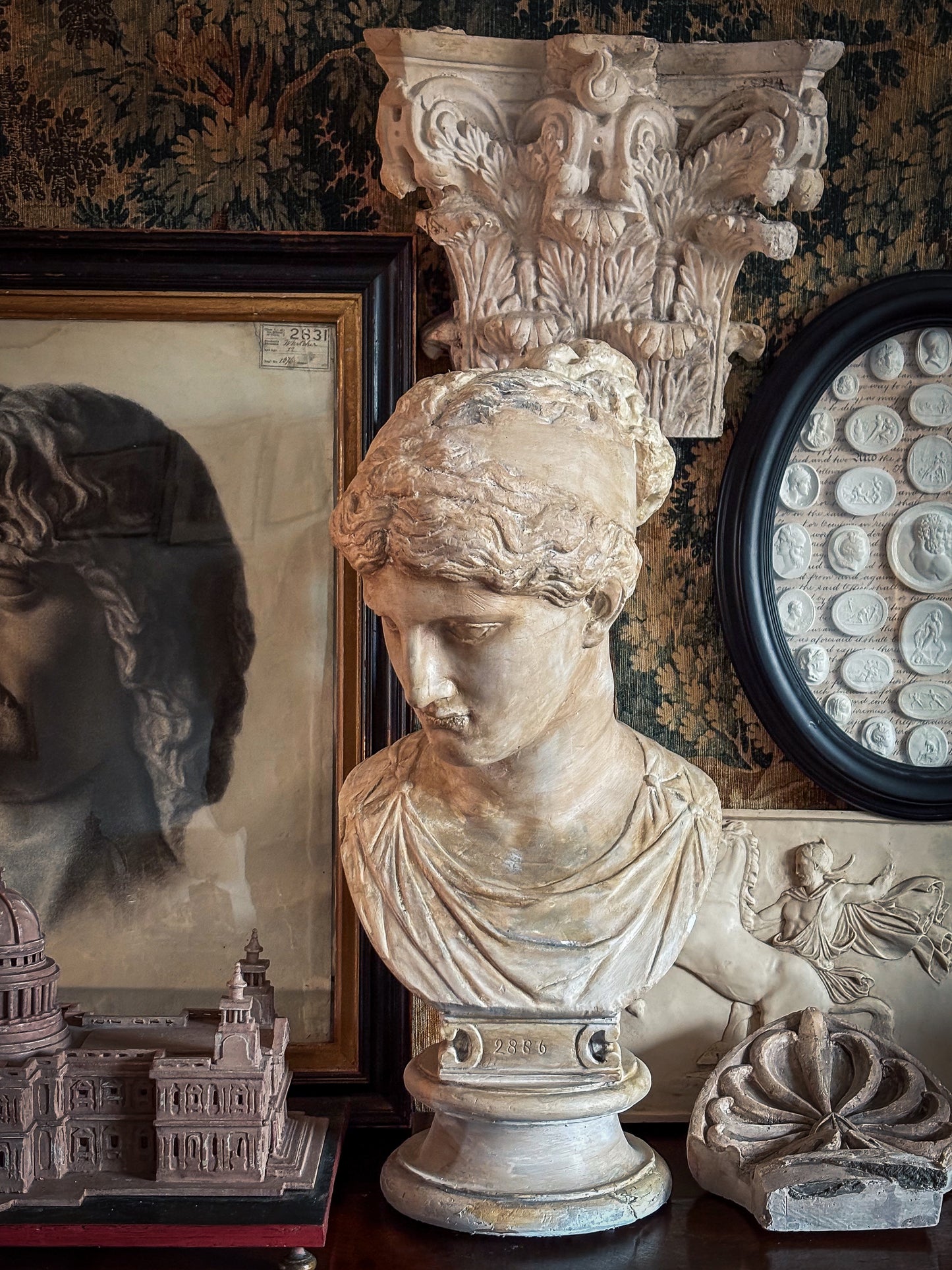 19th Century Bust of a Young Woman