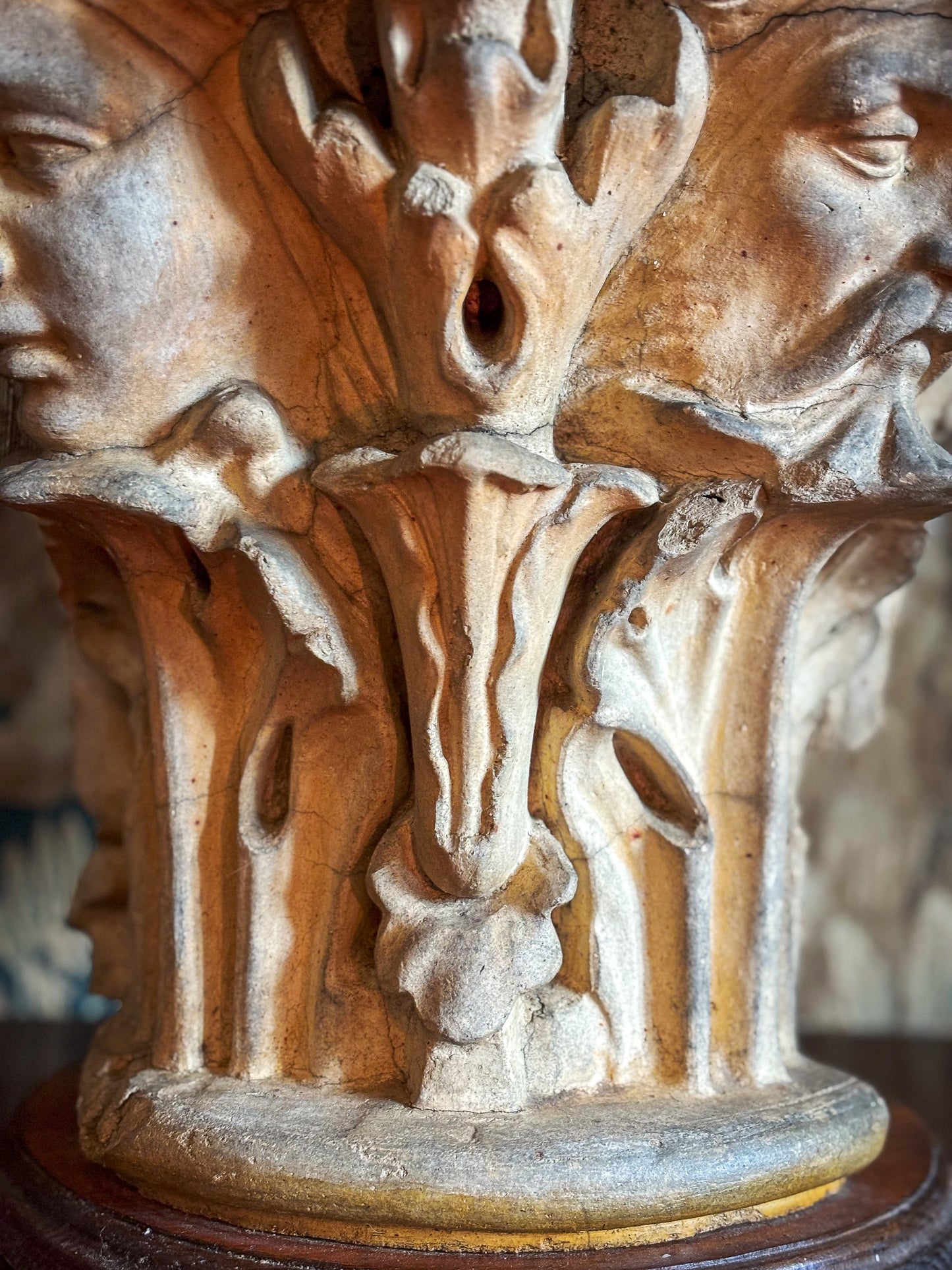 Important Gothic Stone Capital c1820