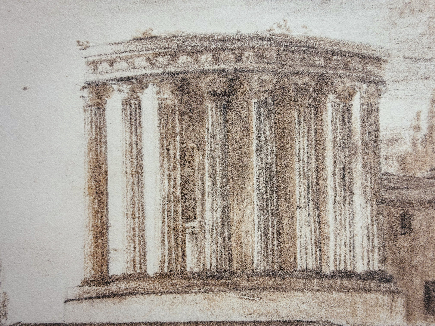 The Temple of the Sibyl, Tivoli, c1754