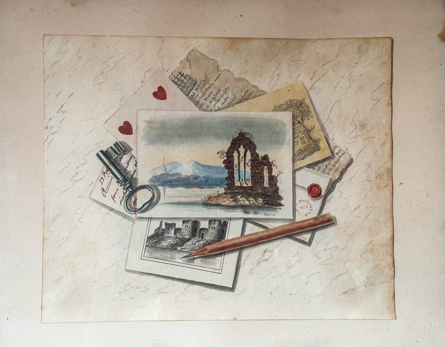 Early 19th Century Trompe-l’œil Watercolour