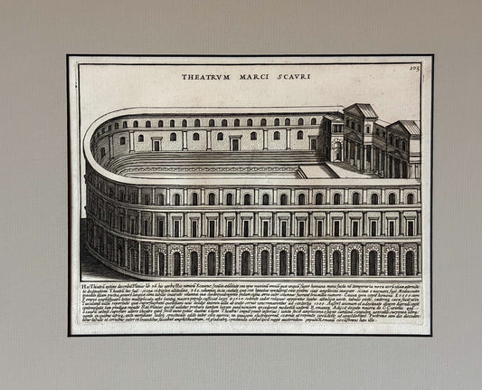 Giacomo Lauro (active c.1584–1637) Four Views of Ancient Roman Buildings