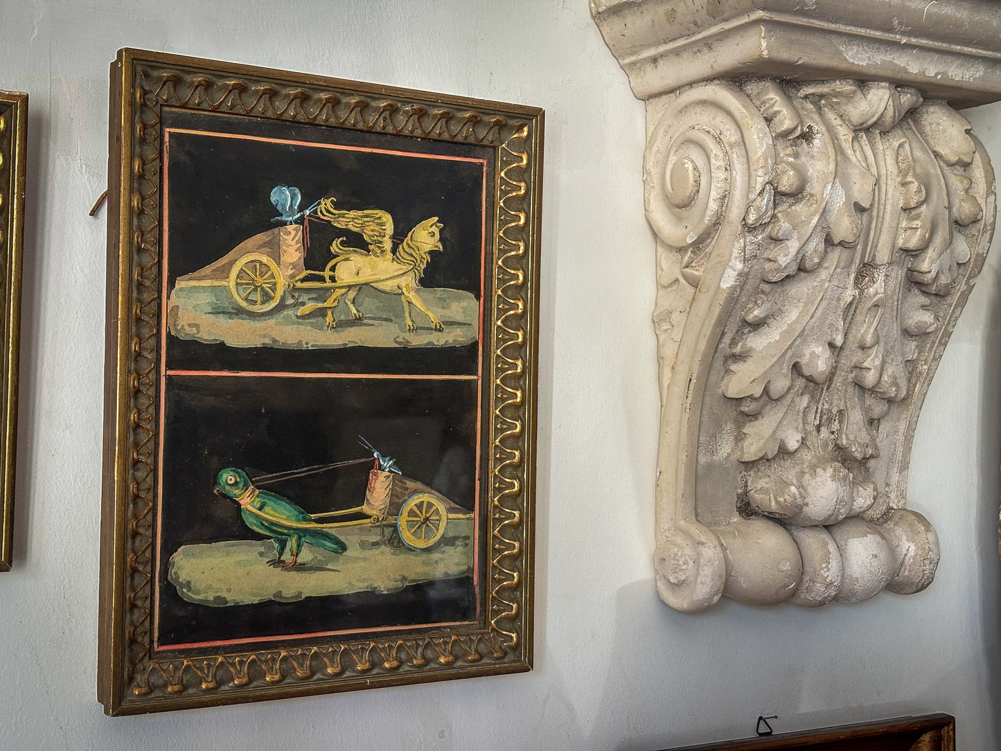 A Suite of Four Neo-Pompeian Watercolours (Italian, mid-19th c.)