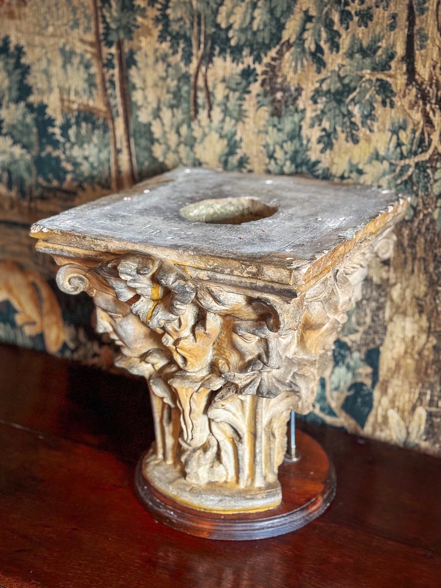 Important Gothic Stone Capital c1820