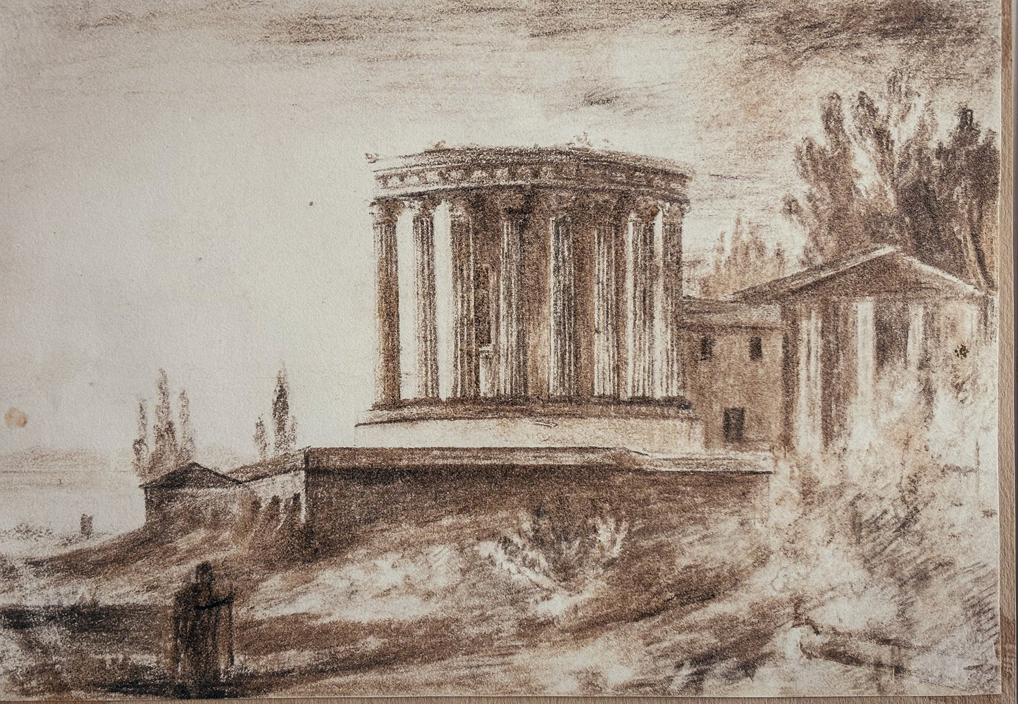 The Temple of the Sibyl, Tivoli, c1754