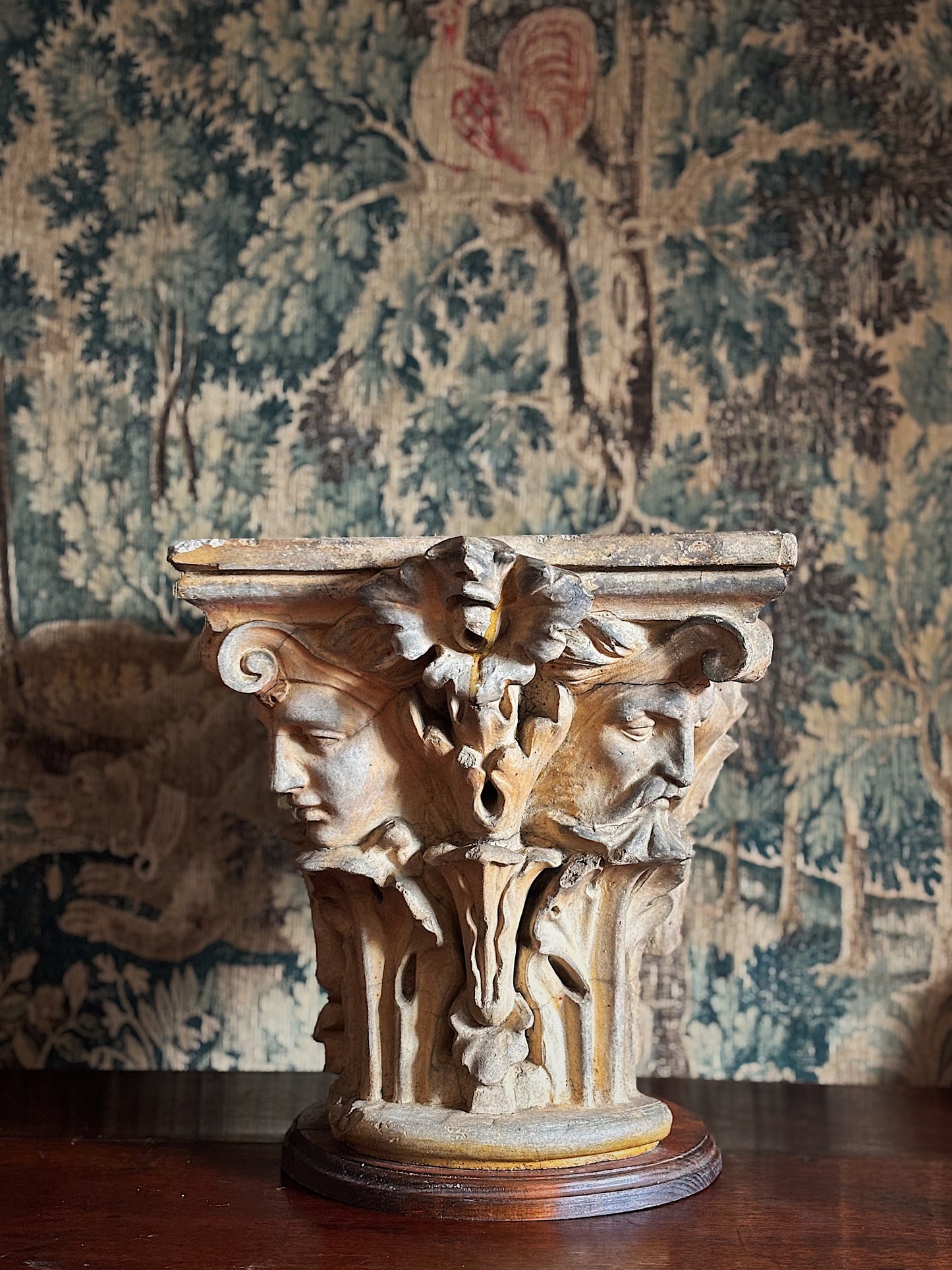 Important Gothic Stone Capital c1820