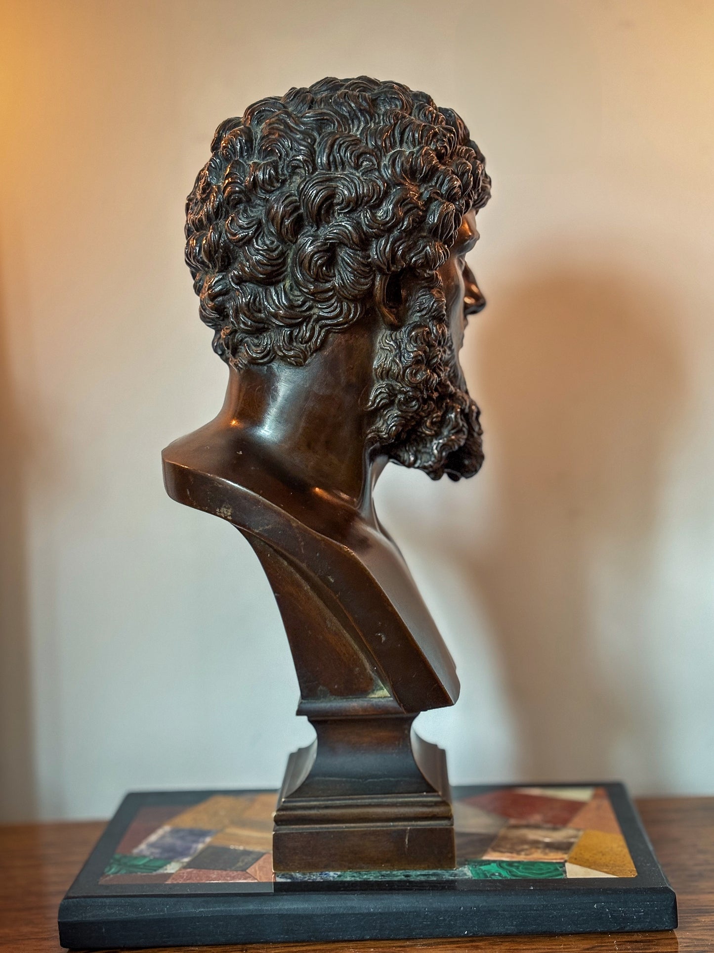 Grand Tour Bronze Bust Lucius Verus