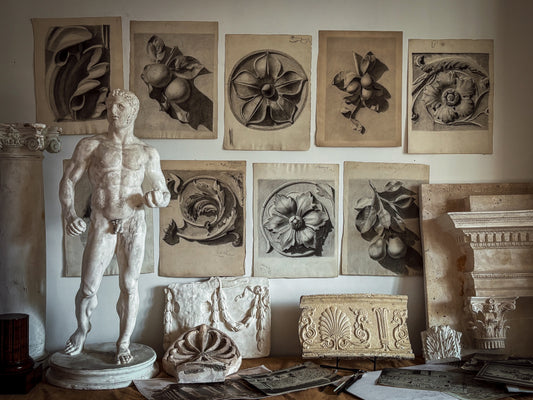 A Set of Nine Cast Drawings After D. Brucciani & Co. Models (1906)