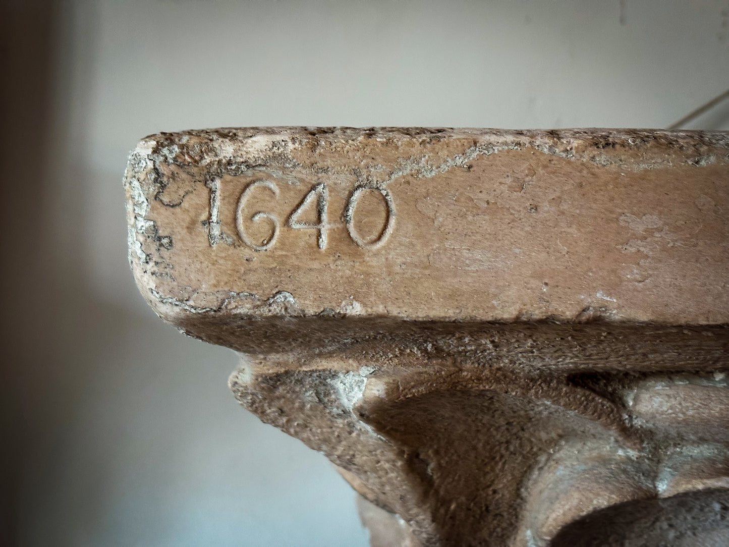 19th Century Large Brucciani Architectural Study Cast of a Corinthian Capital