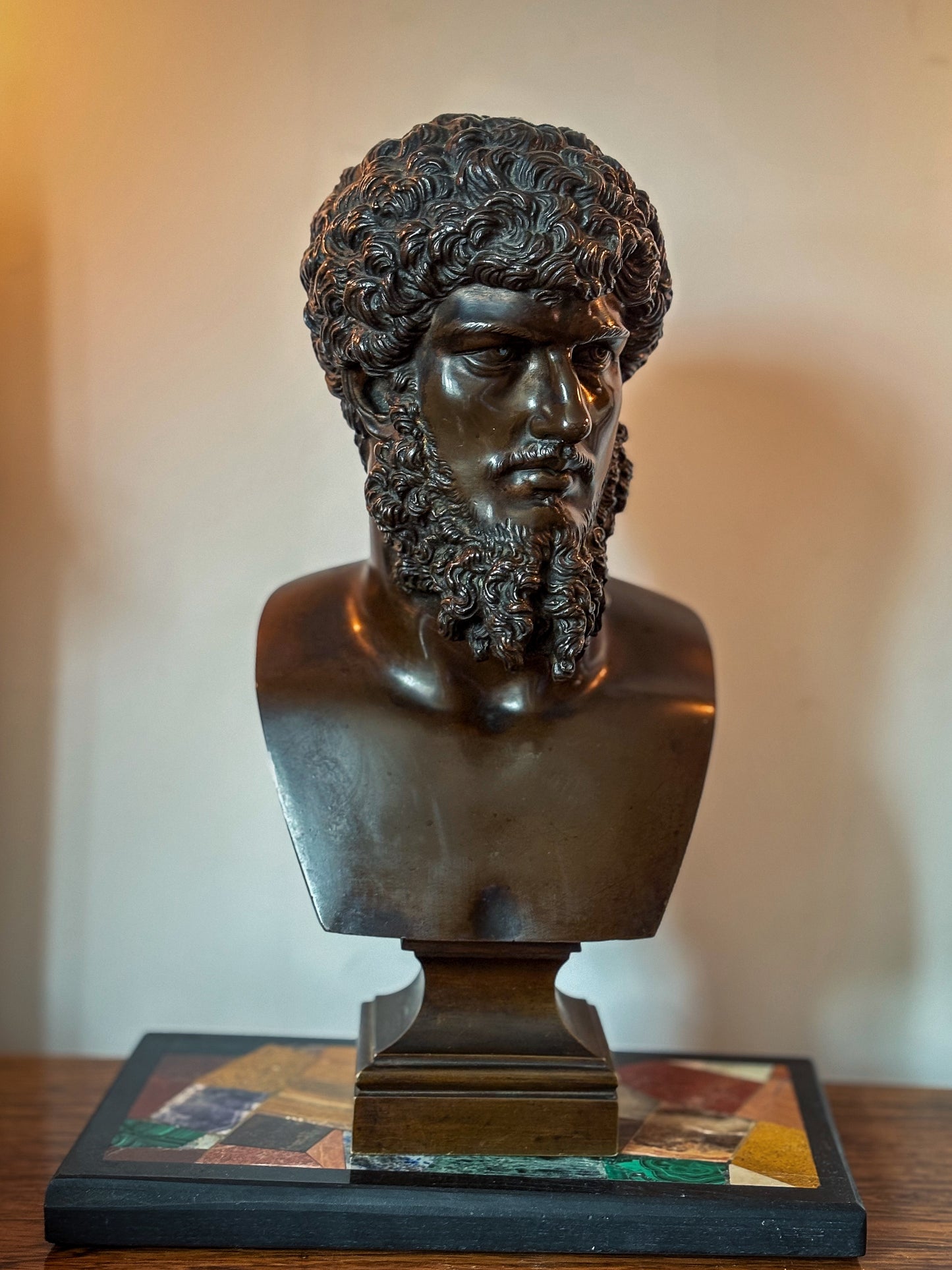 Grand Tour Bronze Bust Lucius Verus