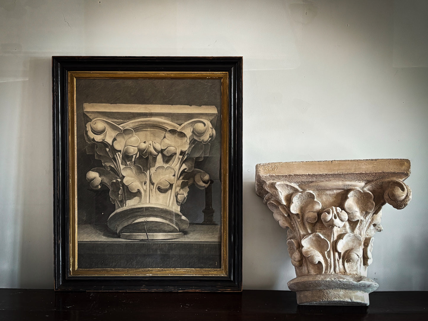 19th Century Academic Study of a Corinthian Capital