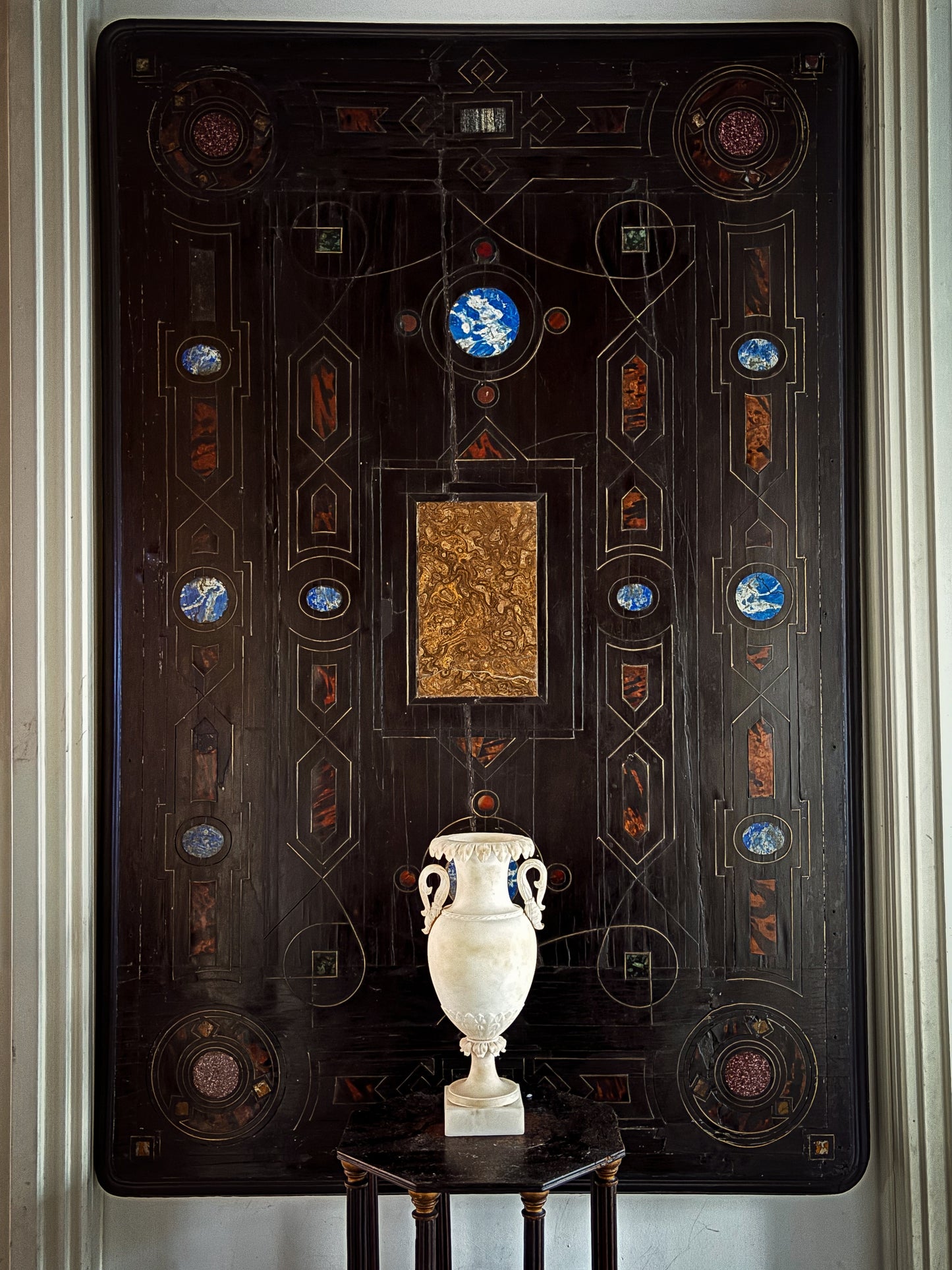 Italian Pietre Dure Architectural Panel