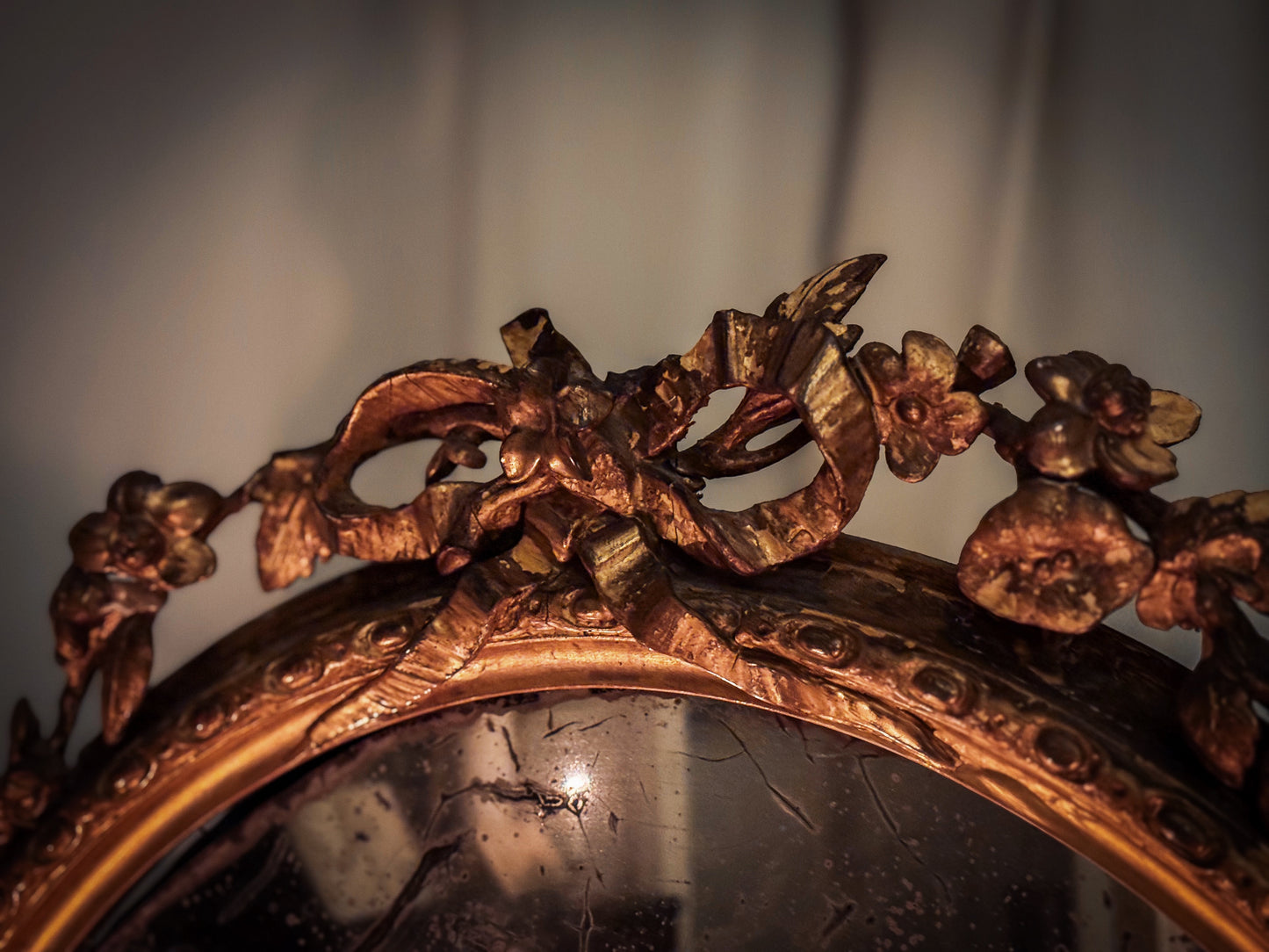 Rococo Revival table girandole mirror