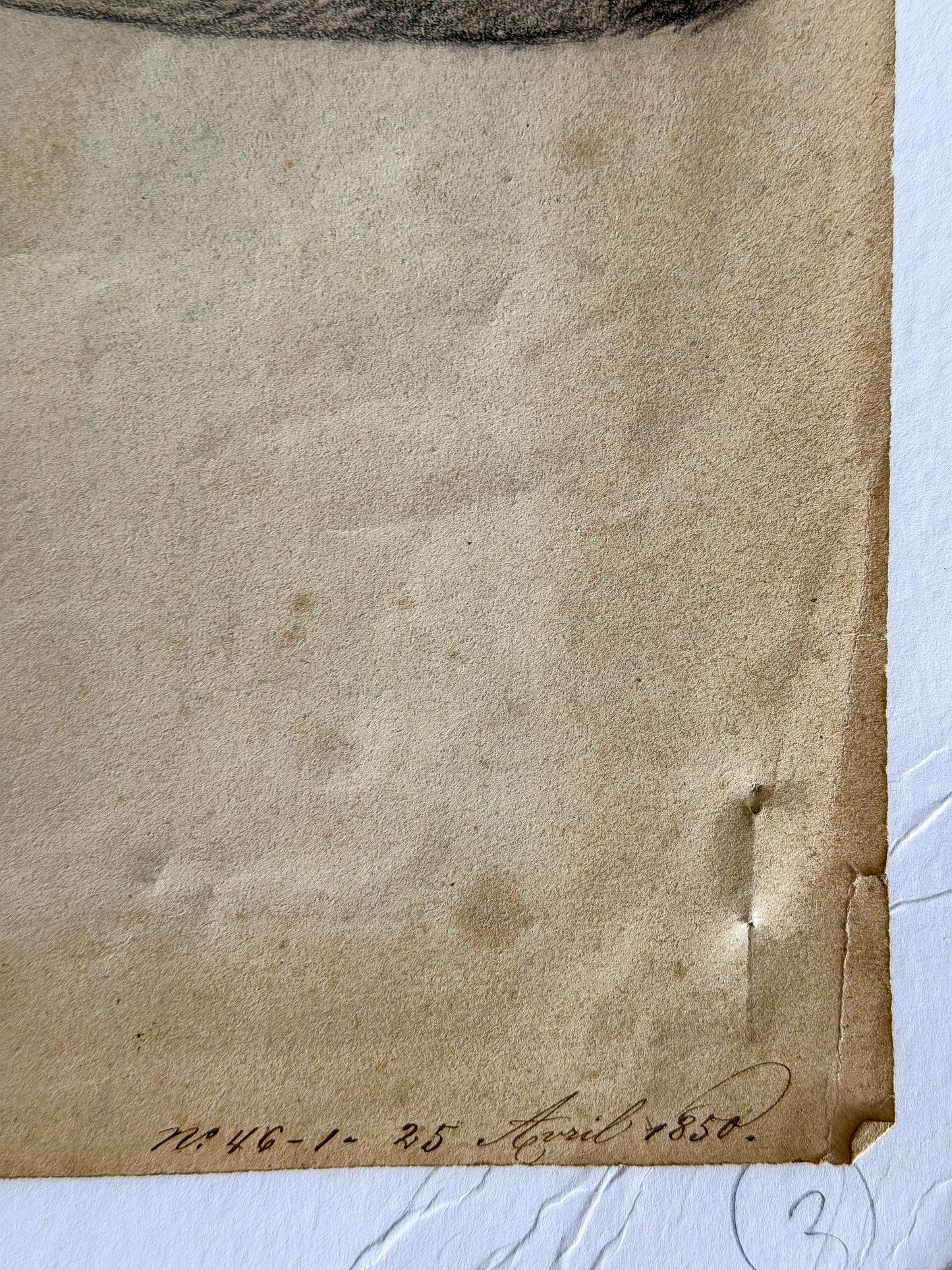 19th Century Academic Drawing of a Niobid