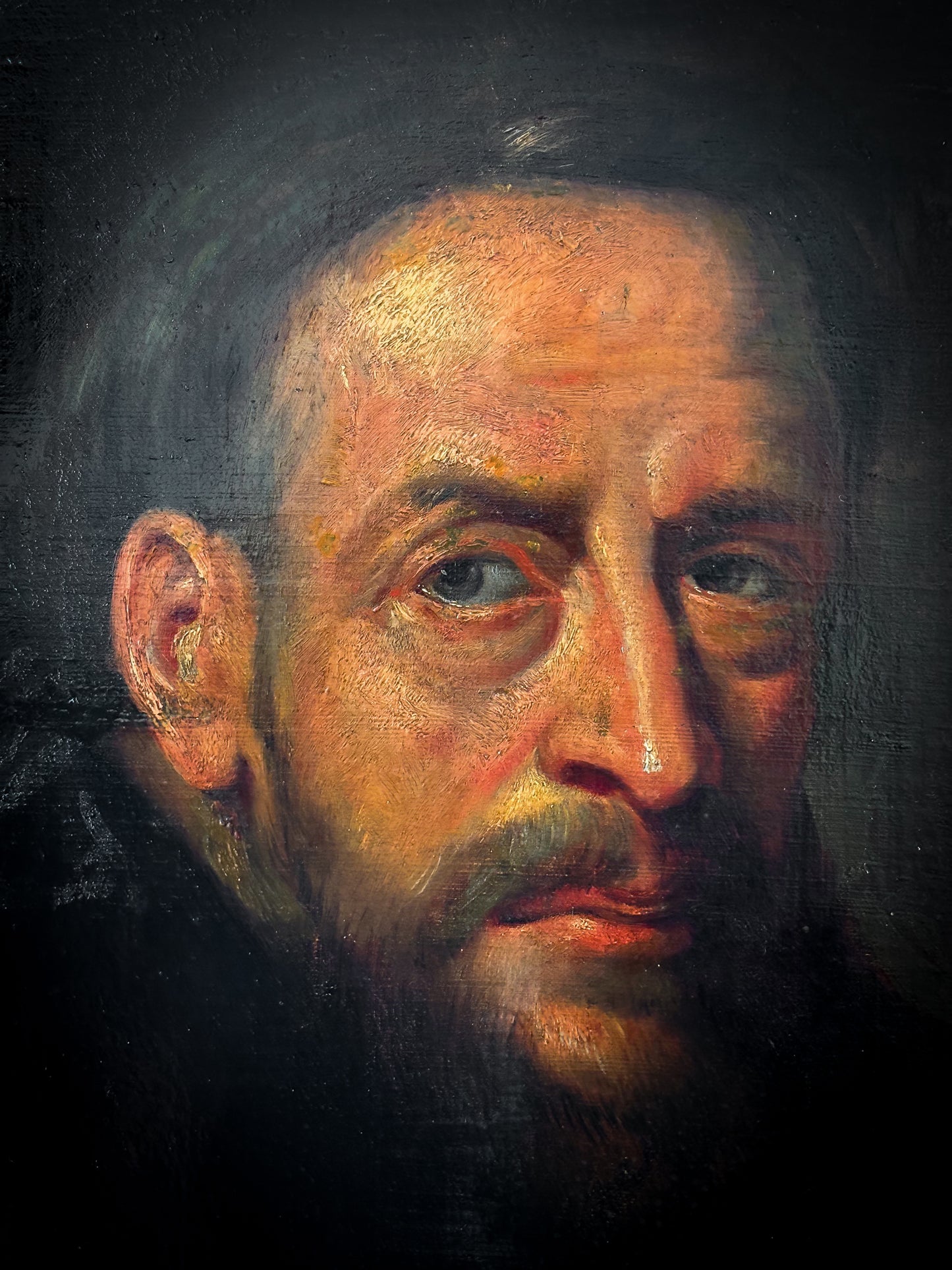 19th Century Oil on Canvas Portrait of a Capuchin Monk, after Rubens