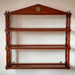 19th Century Mahogany Campaign Shelves