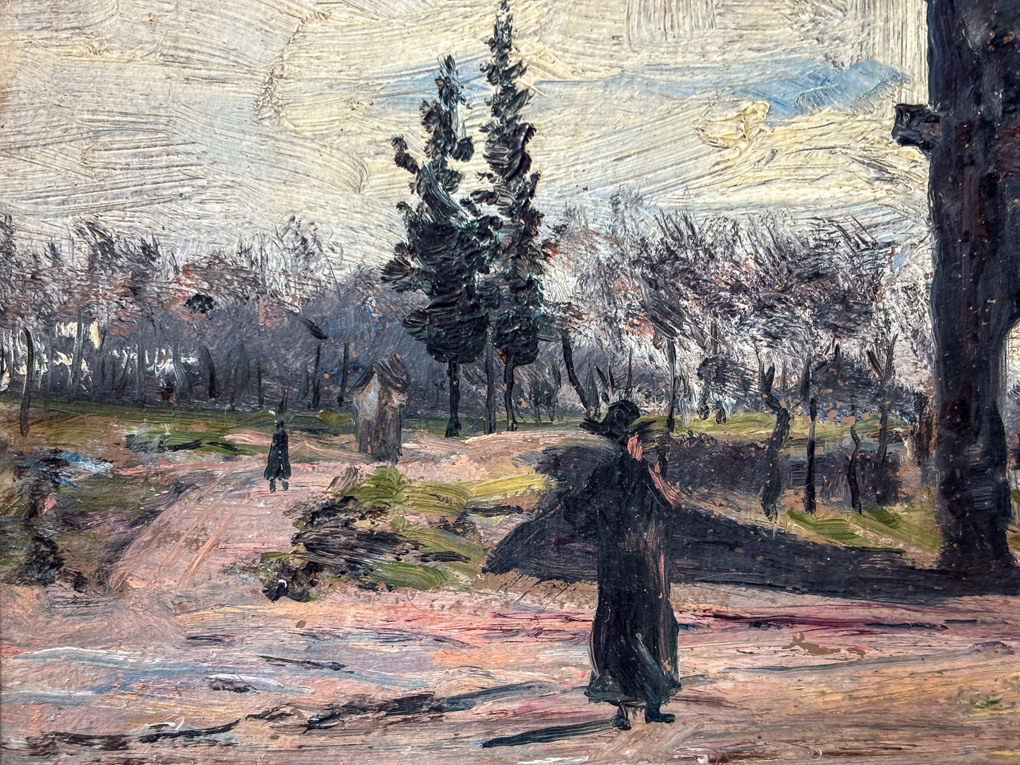 An Italian Study - The Arch of Constantine and the Meta Sudans, Rome 1876