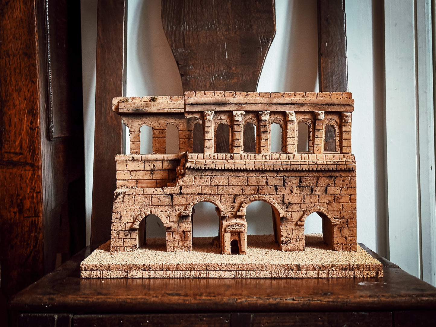 A Cork Model of the Porte Saint-André, Autun