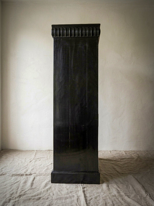 19th-century Aesthetic Movement ebonised bank of sixteen drawers
