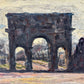 An Italian Study - The Arch of Constantine and the Meta Sudans, Rome 1876