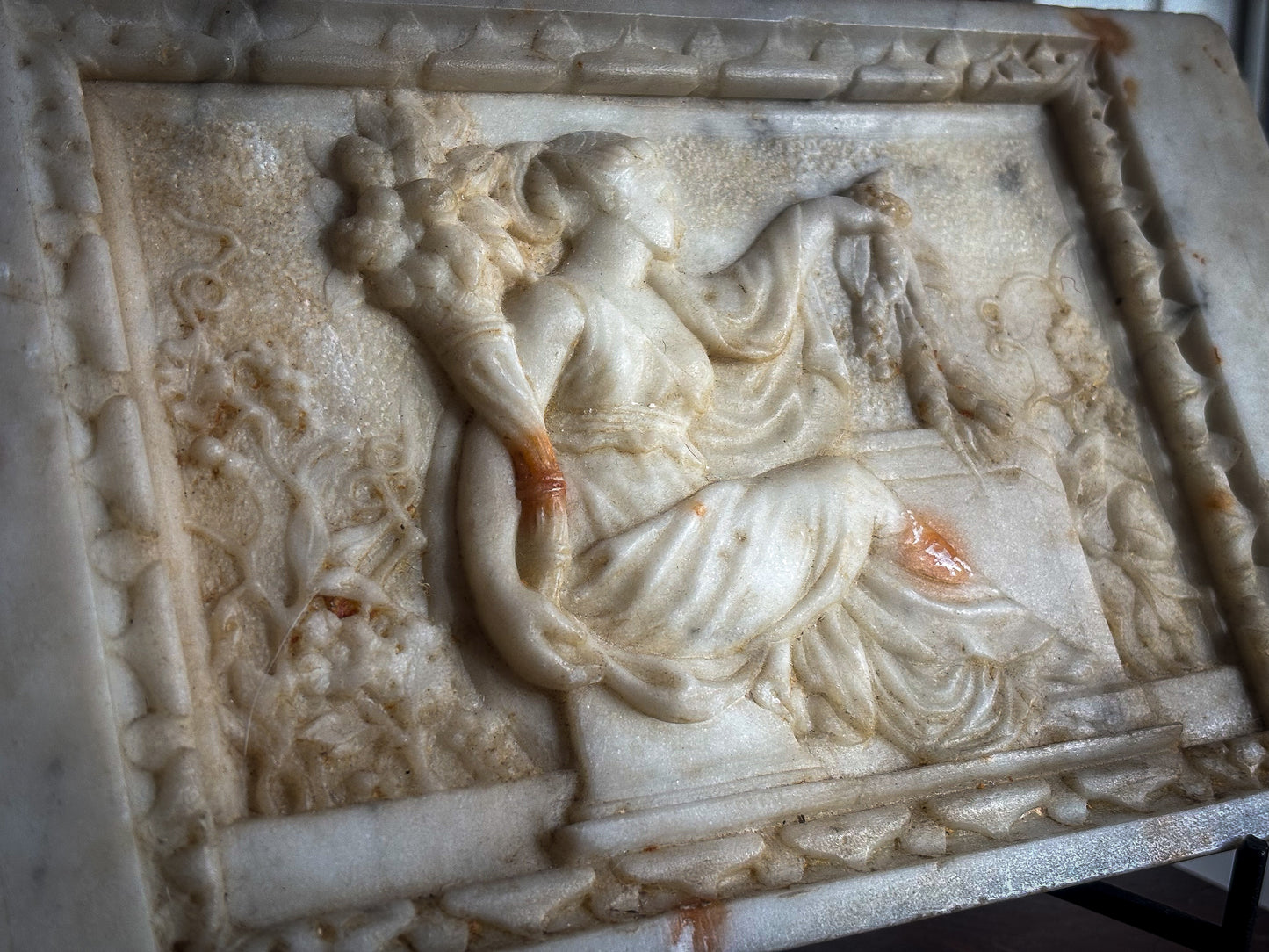 Regency Carrara Marble Chimneypiece Tablet