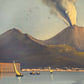 Pair of Neapolitan Gouaches of the 1855 Eruption of Vesuvius