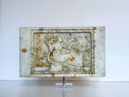 Regency Carrara Marble Chimneypiece Tablet