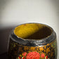 A Kashmiri Hand-Painted Papier-Mâché Jar, c.1900