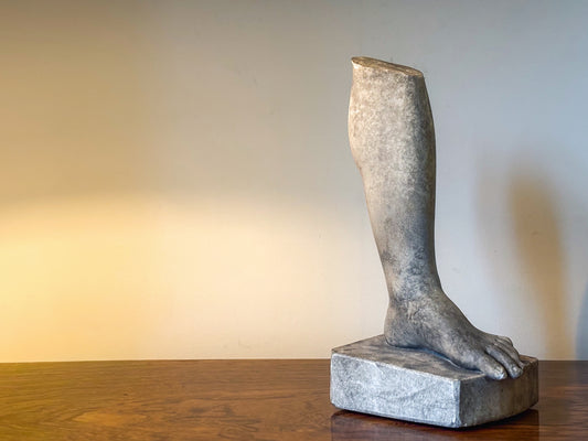 Grand Tour Italian Marble Fragment of a Lower leg and foot