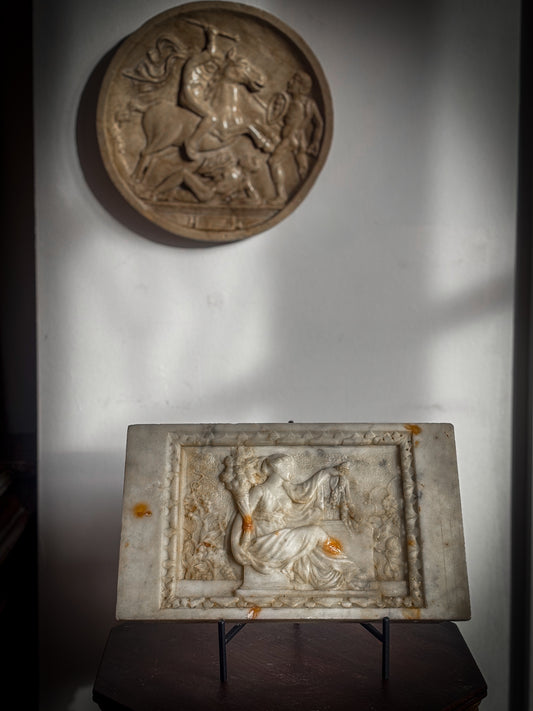 Regency Carrara Marble Chimneypiece Tablet