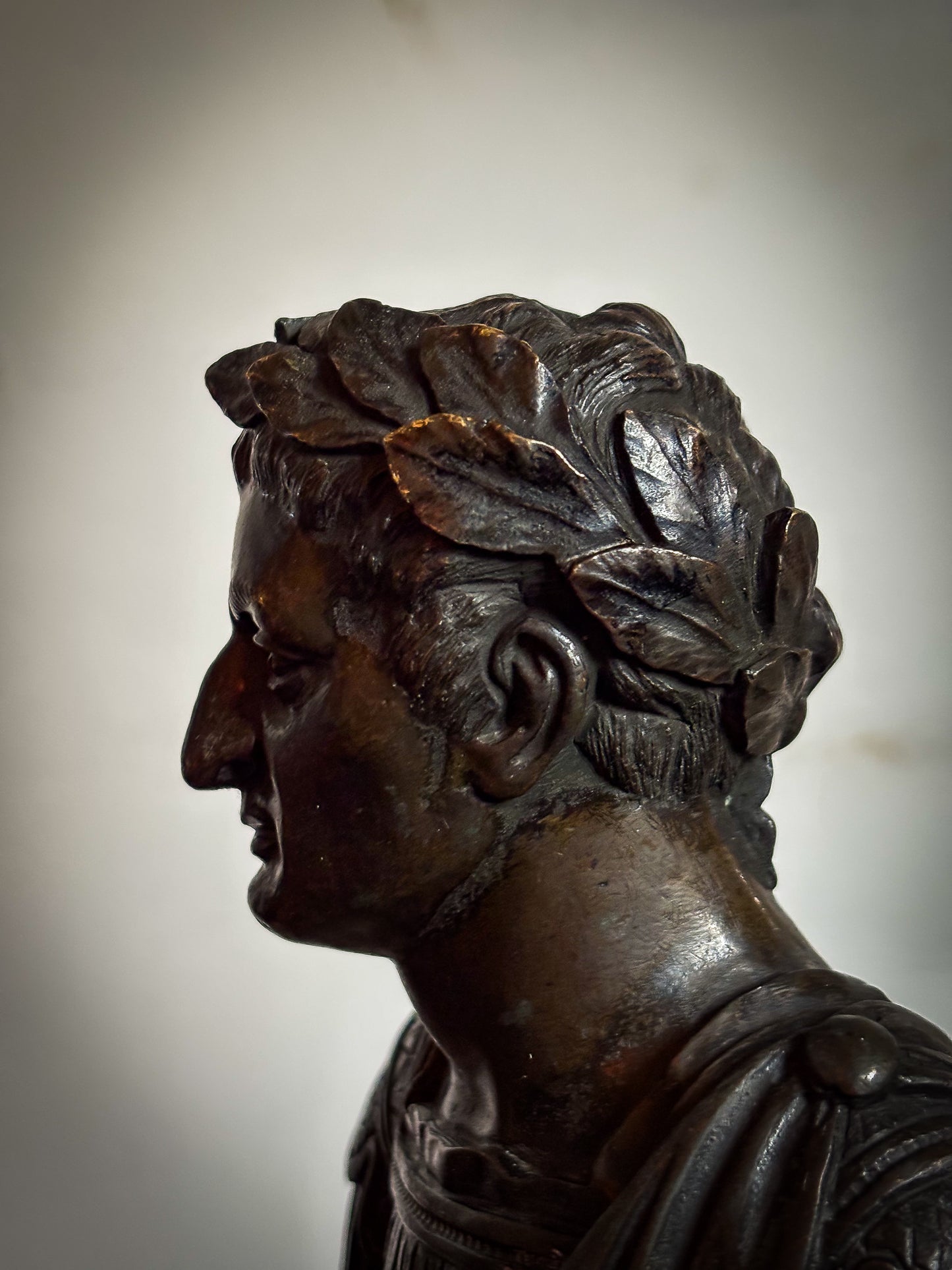 A 19th Century Pair of Grand Tour Bronze Busts