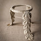 A Victorian Cast-Iron Acanthus-Leaf Tripod Table or Stool c1860