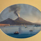 Pair of Neapolitan Gouaches of the 1855 Eruption of Vesuvius