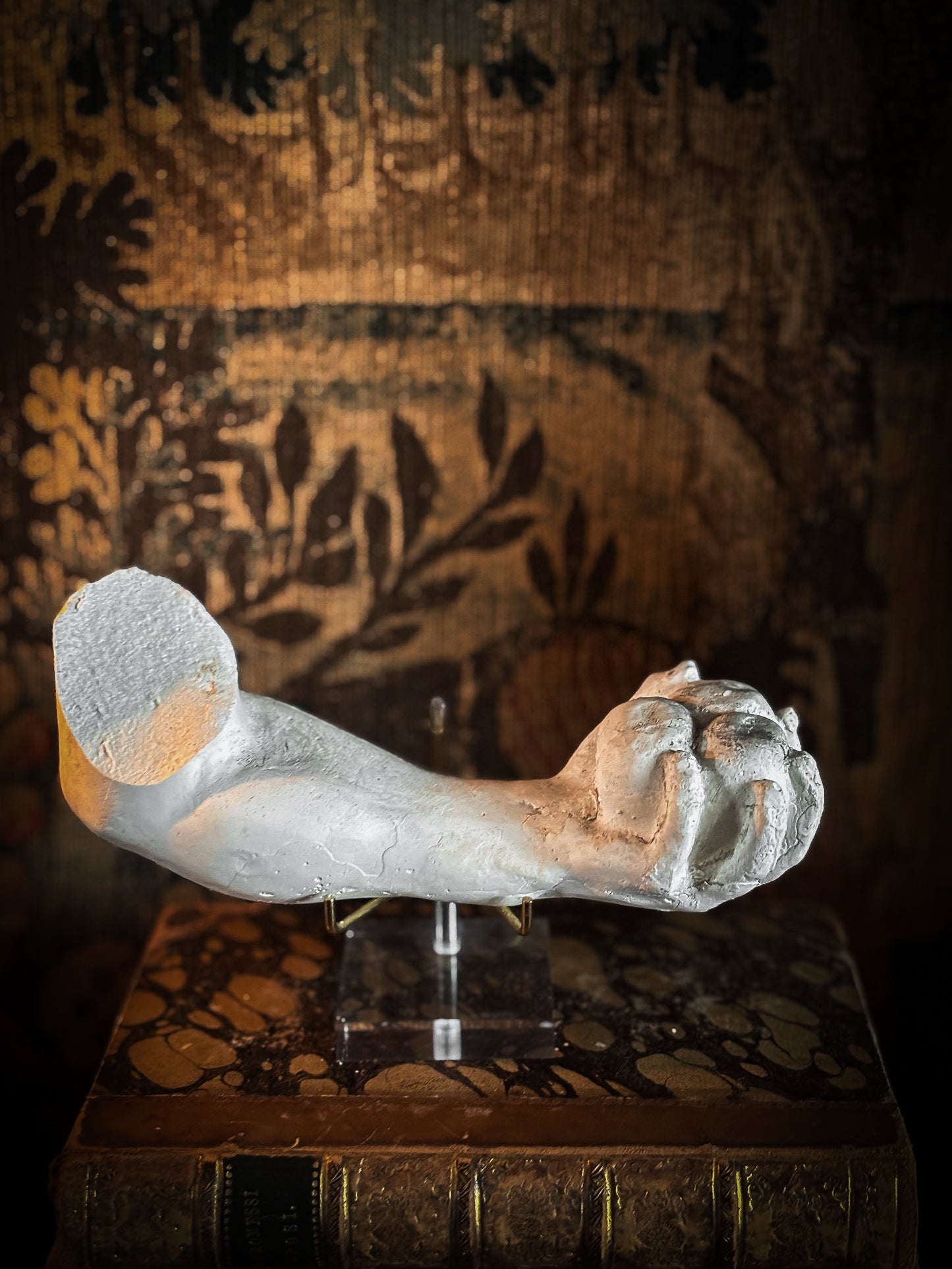 Classical Plaster Fragment - Arm of the Capitoline Hercules with the Apples of the Hesperides