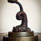Grand Tour Bronze ‘Dolphin & Shell’ Candlestick