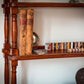 19th Century Mahogany Campaign Shelves