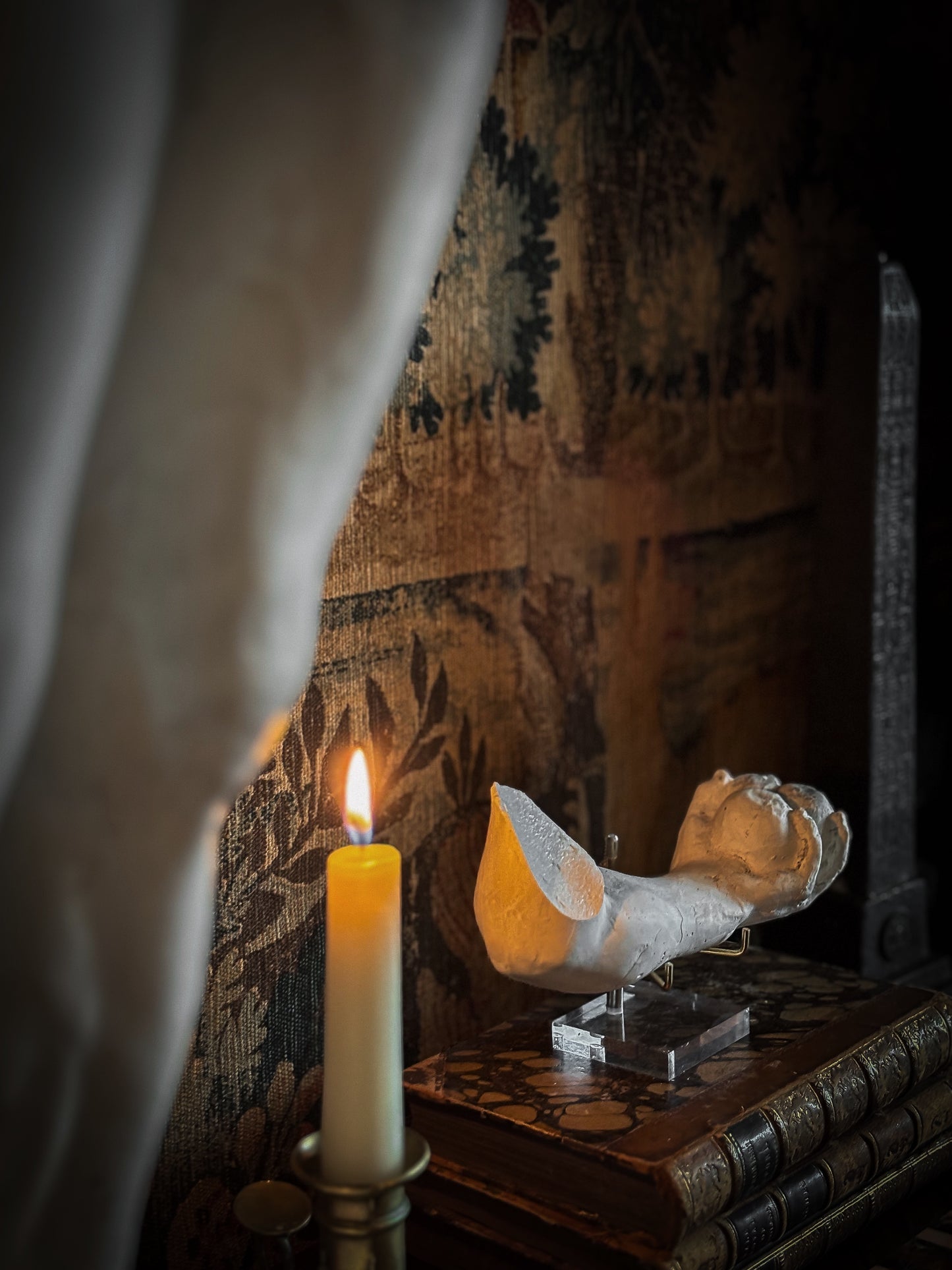 Classical Plaster Fragment - Arm of the Capitoline Hercules with the Apples of the Hesperides