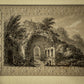 James Merigot (1760–1824)
Temple of Concord, Rome; and Fountain of the Nymph Egeria, Rome